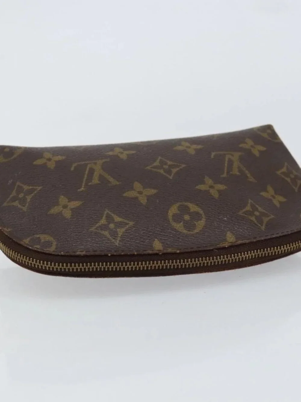 LOUIS VUITTON Monogram Pochette Cosmetic PM Pouch M43998 LV